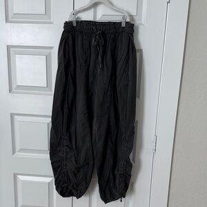 Free People Charcoal Drawstring Pants